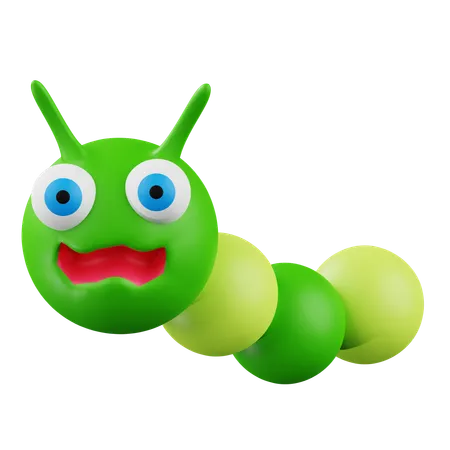 Worm  3D Icon