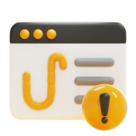 WORM  3D Icon