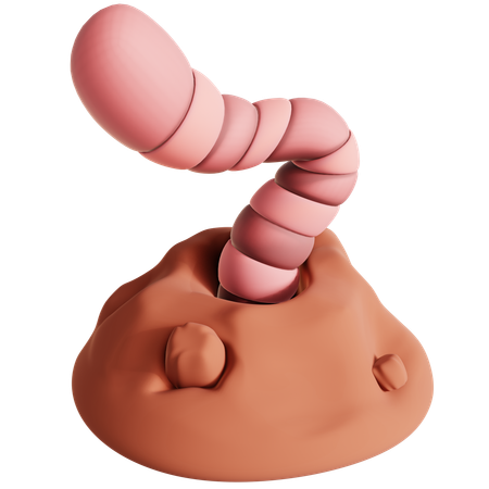 Worm  3D Icon