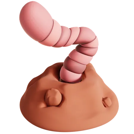 Worm  3D Icon