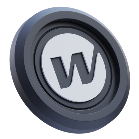 ワームホール暗号  3D Icon