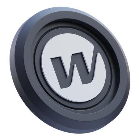 Wormhole Crypto  3D Icon