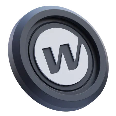 Wormhole Crypto  3D Icon