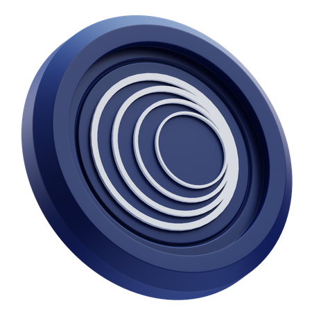 Wormhole Cryptocurrency  3D Icon