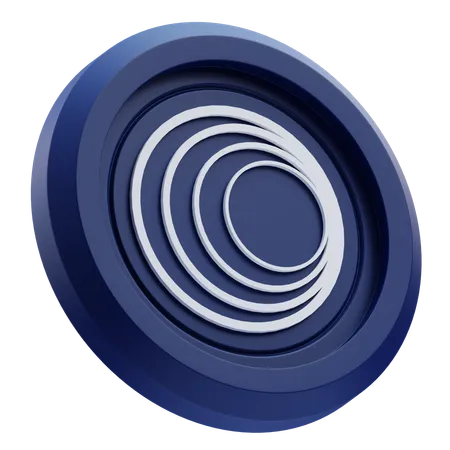 Wormhole Cryptocurrency  3D Icon