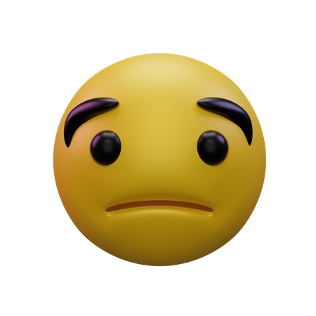 Worried  3D Icon