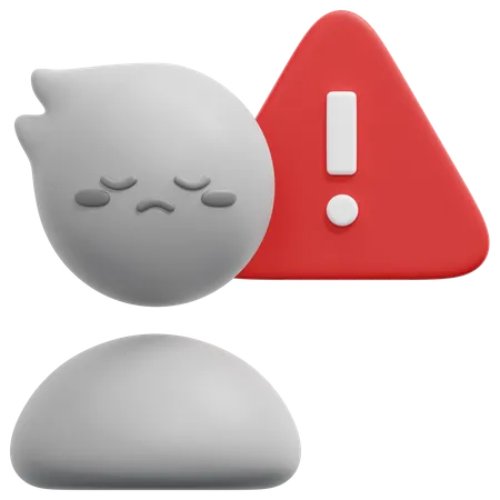 Worried  3D Icon