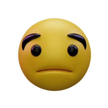 Worried  3D Icon