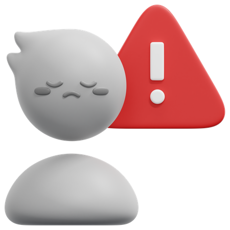 Worried  3D Icon