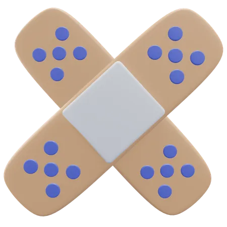 Wound Plaster  3D Icon