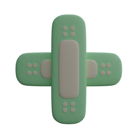 Wound Plaster  3D Icon