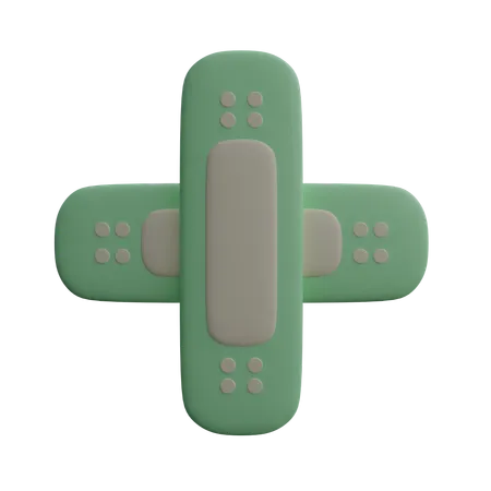 Wound Plaster  3D Icon