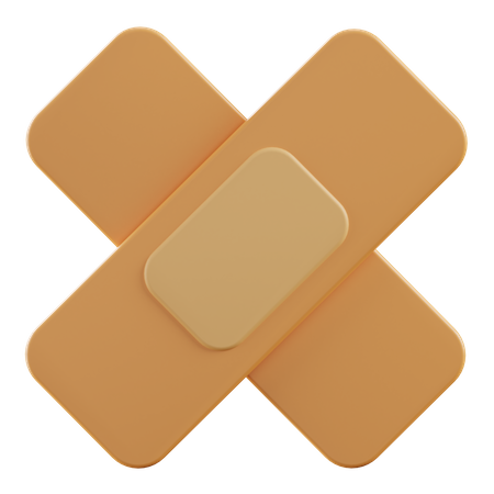 Wound Plaster  3D Icon