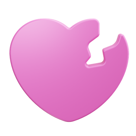 Wounded heart  3D Icon