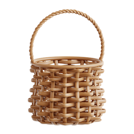 Woven Basket  3D Icon