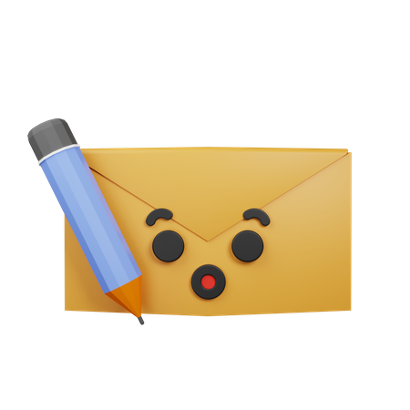 Wow, E-Mail  3D Icon