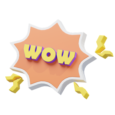 Wow-Explosion  3D Icon