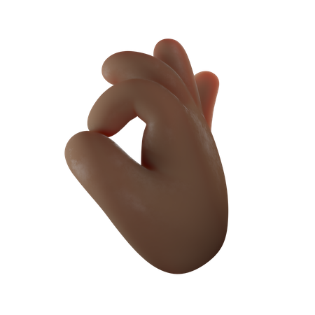 Wow Hand Gesture  3D Illustration