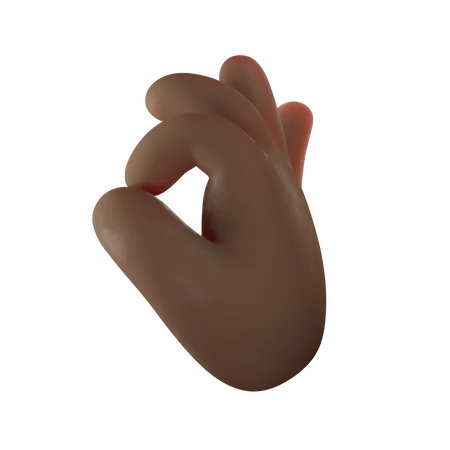 Wow Hand Gesture  3D Illustration