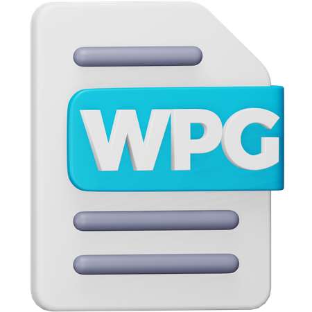 Wpg File  3D Icon