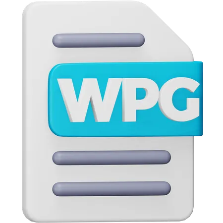 Wpg File  3D Icon