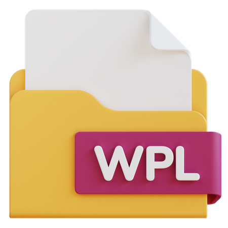 Wpl File  3D Icon