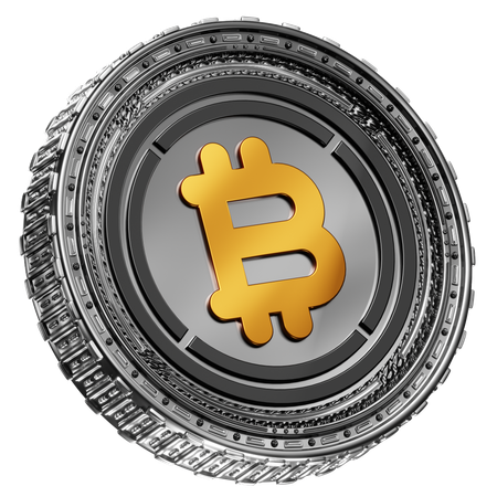 Wrapped Bitcoin  3D Icon