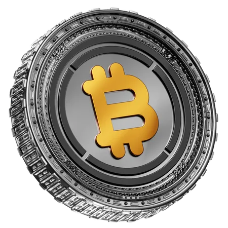 Wrapped Bitcoin 3 D Coin 3 D Crypto Coin 3D Icon