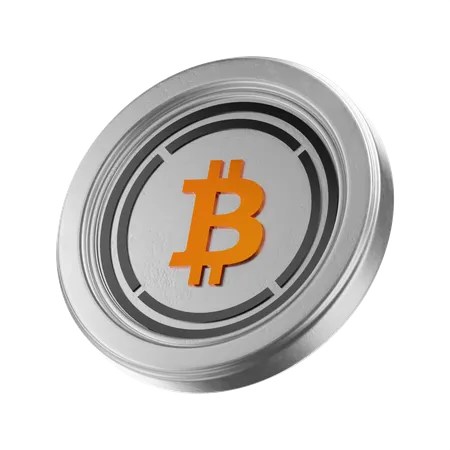 Wrapped Bitcoin  3D Icon