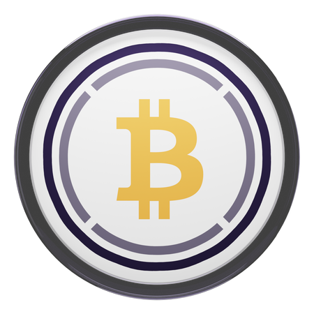 Wrapped Bitcoin  3D Icon