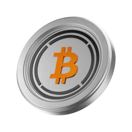 Wrapped Bitcoin 3 D Coin 3 D Crypto Coin 3D Icon