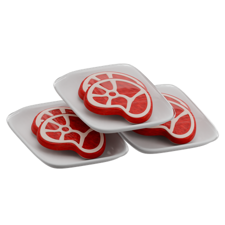 Wrapped Meat  3D Icon