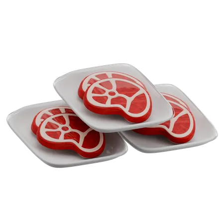 Wrapped Meat  3D Icon
