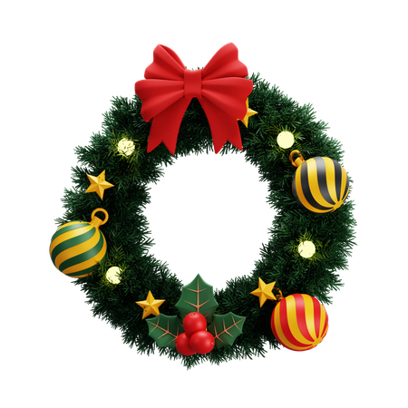 Wreath  3D Icon