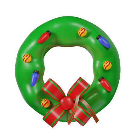 Wreath  3D Icon