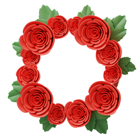 Wreath Flower  3D Icon