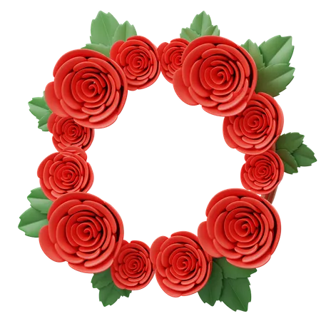 Wreath Flower  3D Icon