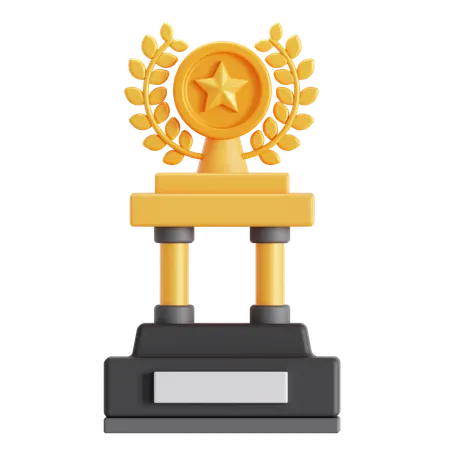 Wreath trophy  3D Icon
