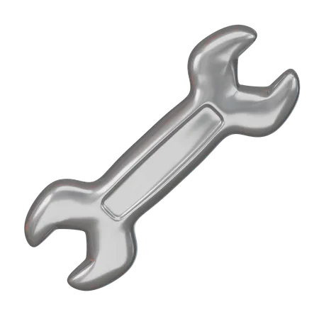 3 D Render Illustration Wrench Spanner 3D Icon