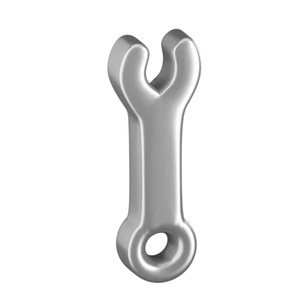 Wrench Automotive Parts 3 D Icon 3D Icon