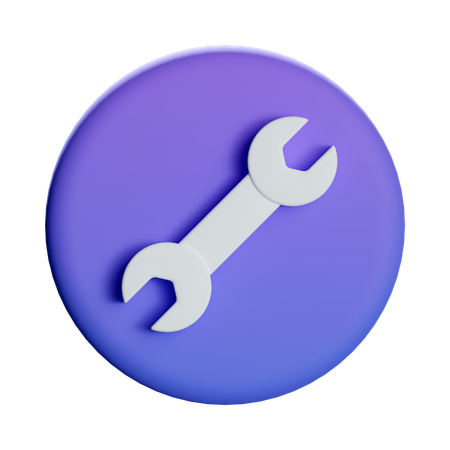 Wrench  3D Icon