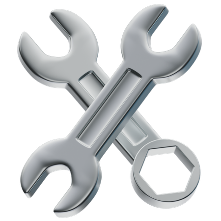 Wrench  3D Icon