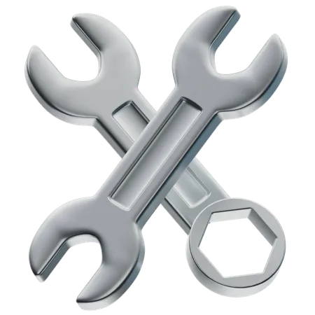 Wrench  3D Icon