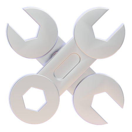 Wrench  3D Icon