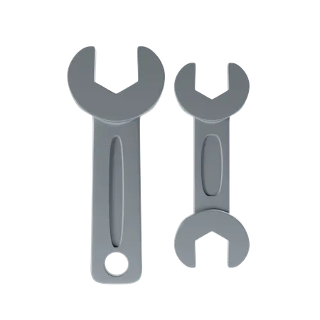 Wrench  3D Icon