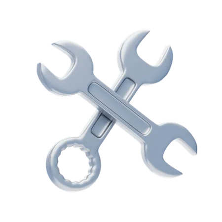 Wrench  3D Icon