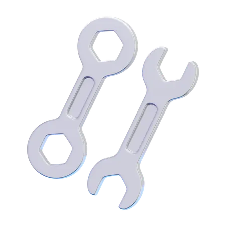 Wrench  3D Icon
