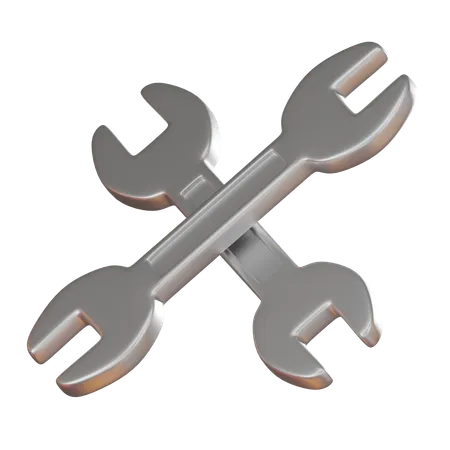 Wrench  3D Icon