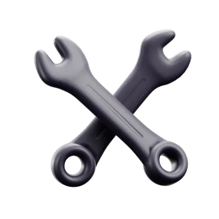 Wrenches  3D Icon