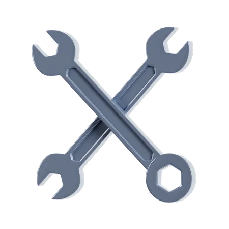 Wrenches  3D Icon